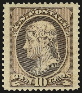 Sale 959, Lot 2434, 1881-83 American Bank Note Co. Issues (Scott 205-211B)