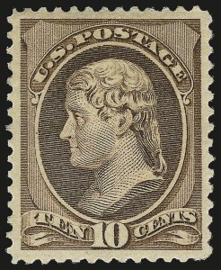 Sale 959, Lot 2435, 1881-83 American Bank Note Co. Issues (Scott 205-211B)