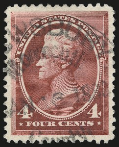 Sale 959, Lot 2458, 1887 American Bank Note Co. Issue (Scott 212-218)