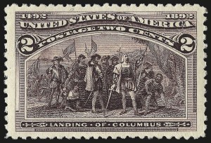 Sale Number 959, Lot Number 2491, 1893 Columbian Issue (Scott 230-245) Sale Number 959, Lot Number 2491, 1893 Columbian Issue (Scott 230-245)
