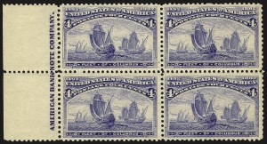 Sale 959, Lot 2501, 1893 Columbian Issue (Scott 230-245)