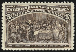 Sale 959, Lot 2504, 1893 Columbian Issue (Scott 230-245)