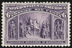 Sale 959, Lot 2505, 1893 Columbian Issue (Scott 230-245)
