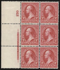 Sale 959, Lot 2579, 1895 Watermarked Bureau Issue (Scott 264-278)