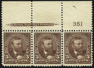 Sale 959, Lot 2585, 1895 Watermarked Bureau Issue (Scott 264-278)