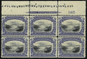Sale 959, Lot 2680, 1901 Pan-American Issue (Scott 294-299)