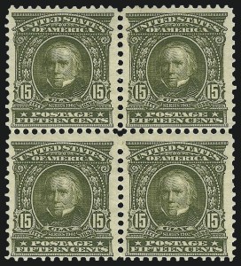 Sale 959, Lot 2700, 1902-08 Issues (Scott 300-320), 15c Olive Green (309) Sale 959, Lot 2700, 1902-08 Issues (Scott 300-320)
