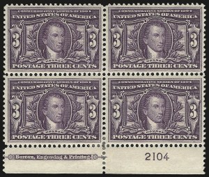 Sale 959, Lot 2728, 1904 Louisiana Purchase Issue (Scott 323-327)