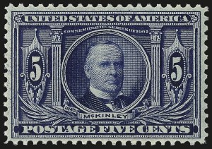 Sale 959, Lot 2730, 1904 Louisiana Purchase Issue (Scott 323-327)