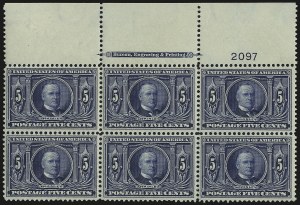 Sale 959, Lot 2732, 1904 Louisiana Purchase Issue (Scott 323-327)