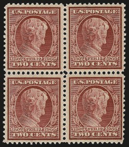 Sale 959, Lot 2784, 1909 Commemorative Issues (Scott 367-373)