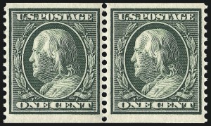 Sale 959, Lot 2803, 1910-13 Washington-Franklin Issue (Scott 374-396)
