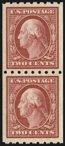 Sale 959, Lot 2809, 1910-13 Washington-Franklin Issue (Scott 374-396)