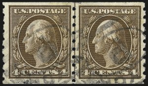 Sale 959, Lot 2815, 1910-13 Washington-Franklin Issue (Scott 374-396)