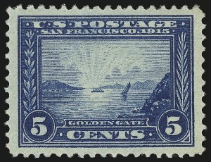 Sale 959, Lot 2818, 1913-15 Panama-Pacific Issue (Scott 397-404)