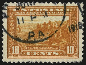 Sale 959, Lot 2834, 1913-15 Panama-Pacific Issue (Scott 397-404)