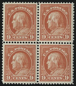 Sale 959, Lot 2850, 1912-14 Washington-Franklin Issue (Scott 405-423)