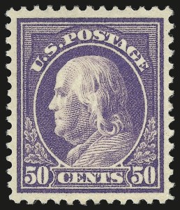 Sale 959, Lot 2861, 1912-14 Washington-Franklin Issue (Scott 405-423)
