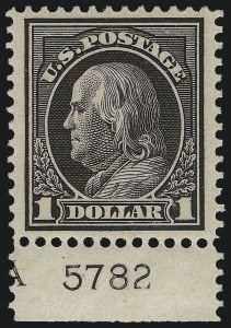 Sale 959, Lot 2862, 1912-14 Washington-Franklin Issue (Scott 405-423)