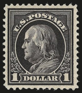 Sale 959, Lot 2863, 1912-14 Washington-Franklin Issue (Scott 405-423)