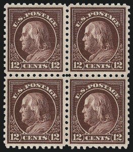 Sale 959, Lot 2877, 1913-15 Washington-Franklin Issues (Scott 424-461)
