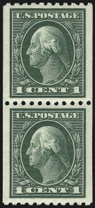 Sale 959, Lot 2883, 1913-15 Washington-Franklin Issues (Scott 424-461)