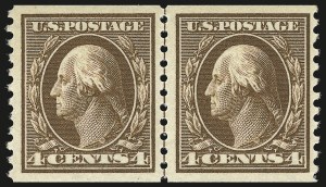 Sale 959, Lot 2888, 1913-15 Washington-Franklin Issues (Scott 424-461)