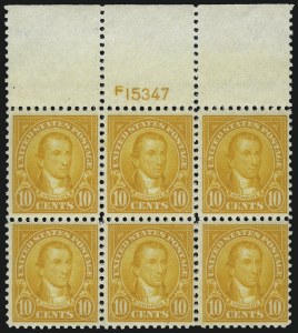 Sale 959, Lot 3004, 1922-29 Issues (Scott 551-621)