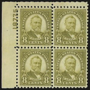 Sale 959, Lot 3021, 1922-29 Issues (Scott 551-621)