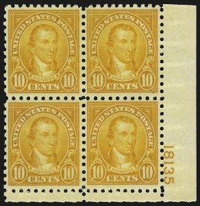 Sale 959, Lot 3023, 1922-29 Issues (Scott 551-621)