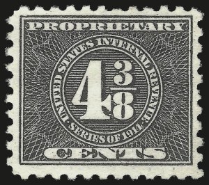 Sale 959, Lot 3278, Revenues (Proprietary thru Consular Service)