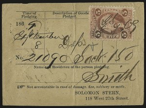 Sale 959, Lot 3314, Revenues on Documents from the Henry Tolman II Collection