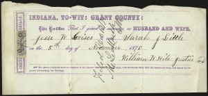 Sale 959, Lot 3319, Revenues on Documents from the Henry Tolman II Collection