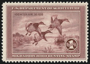 Sale 959, Lot 3372, Hunting Permit Singles