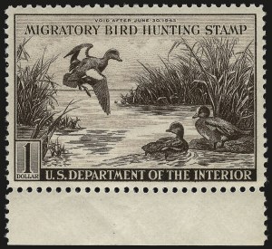 Sale 959, Lot 3383, Hunting Permit Singles