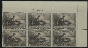 Sale 959, Lot 3398, Hunting Permit Plate Blocks