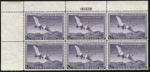 Sale 959, Lot 3407, Hunting Permit Plate Blocks