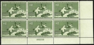 Sale 959, Lot 3415, Hunting Permit Plate Blocks