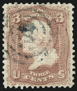 Sale 961, Lot 50, 1867-68 Grilled Issues