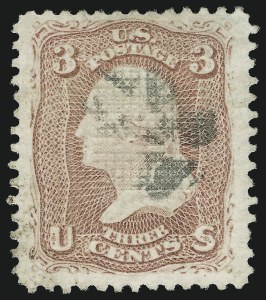 Sale 961, Lot 51, 1867-68 Grilled Issues