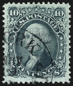 Sale 961, Lot 54, 1867-68 Grilled Issues