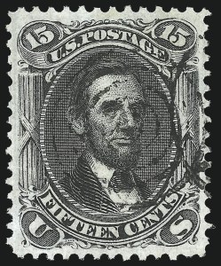 Sale 961, Lot 60, 1867-68 Grilled Issues