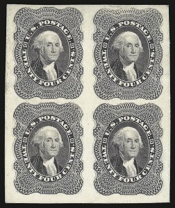 Sale 962, Lot 2019, Essays, Proofs and Specimens (1847 Issue thru 1861 Issue)