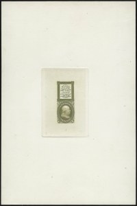 Sale 962, Lot 2028, Essays, Proofs and Specimens (Bowlsby Patent Coupon Essays)