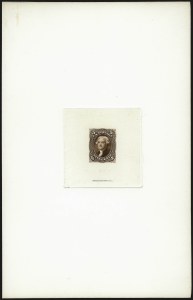 Sale 962, Lot 2061, Essays, Proofs and Specimens (1861 Issue thru 1869 Pictorials)