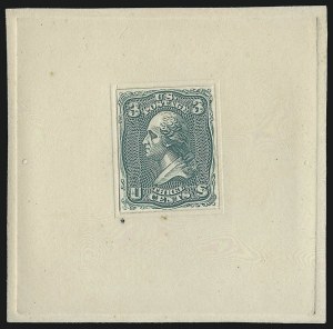 Sale 962, Lot 2064, Essays, Proofs and Specimens (1861 Issue thru 1869 Pictorials)