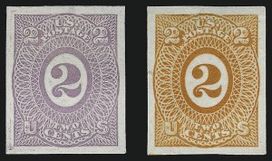 Sale 962, Lot 2067, Essays, Proofs and Specimens (1861 Issue thru 1869 Pictorials)