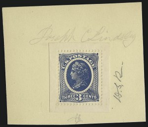 Sale 962, Lot 2068, Essays, Proofs and Specimens (1861 Issue thru 1869 Pictorials)