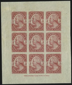 Sale 962, Lot 2086, Essays, Proofs and Specimens (1870-93 Bank Note Issues)