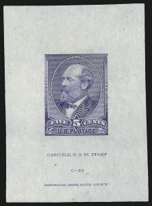 Sale 962, Lot 2098, Essays, Proofs and Specimens (1870-93 Bank Note Issues)